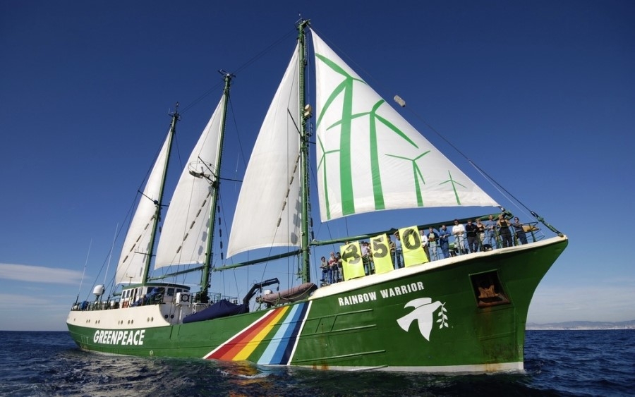 Το πλοίο της Greenpeace, Rainbow Warrior έρχεται στην Κεφαλονιά