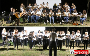 Υπέροχη μουσική βραδιά από την Χορωδία και Μαντολινάτα Αργοστολίου στο Αλσος Κουτάβου (εικόνες + video)