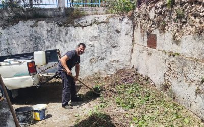 Κοινότητα Μουσάτων- Γεράσιμος Μινέτος: ''Συνεχίζεται ο καθαρισμός στο κεντρικό και παλιό πύρινα του χωριού''