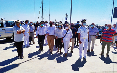 Συνεργασία Περιφέρειας και Υπουργείου Ναυτιλίας για έργα καθημερινότητας, υποδομών και ανάδειξης της ναυτικής ιστορίας