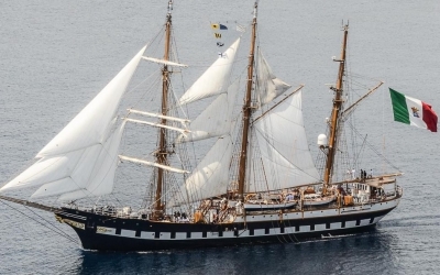 Το ιστορικό πλοίο του Ιταλικού Πολεμικού Ναυτικού Palinuro έρχεται στην Kεφαλονιά