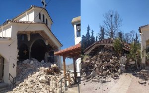 Σεισμός 6 ρίχτερ στην Ελασσόνα: Κατέρρευσε σπίτι αλλά και τοίχος σε σχολείο (εικόνες - video)