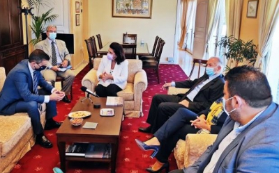 Συνάντηση της Περιφερειάρχη Ρόδης Κράτσα με τον Υφυπουργό Έρευνας &amp; Καινοτομίας Χρίστο Δήμα
