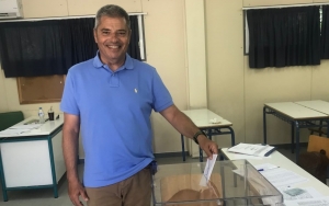 Άσκησε το εκλογικό του δικαίωμα ο υπ. βουλευτής της ΝΔ Παναγής Καππάτος