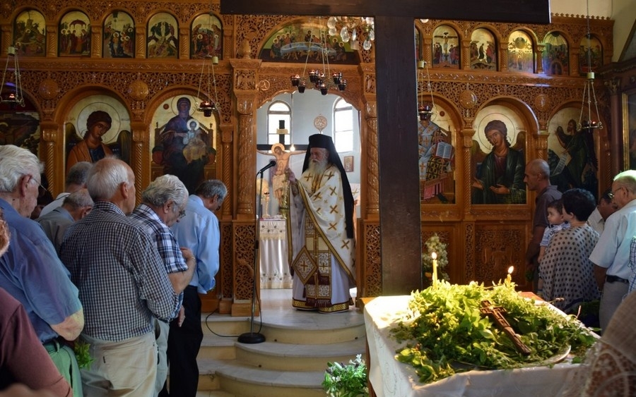 Λαμπρός εορτασμός στην Ιερά Μονή Εσταυρωμένου στην Πεσσάδα (εικόνες)