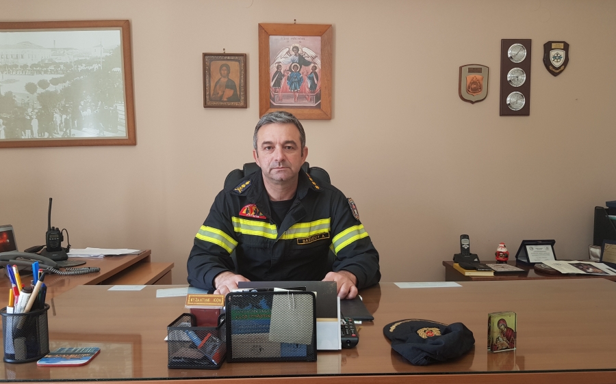 Ανέλαβε ο νέος Διοικητής της Πυροσβεστικής Κεφαλονιάς, Πύραρχος Αναστάσιος Βασιλείου
