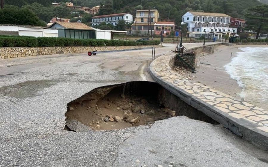 Κέρκυρα: Σε κατάσταση έκτακτης ανάγκης περιοχές του νησιού
