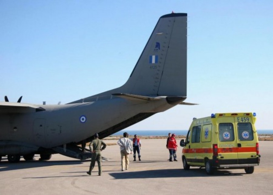 Αεροδιακομιδή βρέφους από την Κεφαλονιά σε Νοσοκομείο της Αθήνας