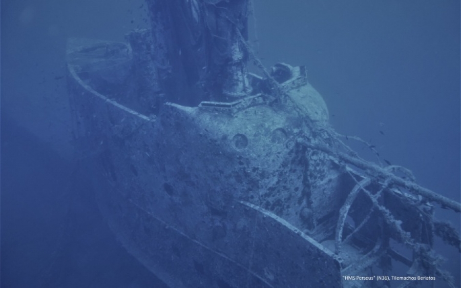 90 χρόνια από την καθέλκυση του βρετανικού υποβρυχίου &quot;Περσέας&quot; το οποίο βρίσκεται βυθισμένο ανοικτά της Κεφαλονιάς (video)