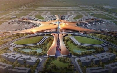 Εγκαινιάστηκε το νέο γιγάντιο αεροδρόμιο του Πεκίνου τραβώντας πάνω του όλα τα βλέμματα! (εικόνες)