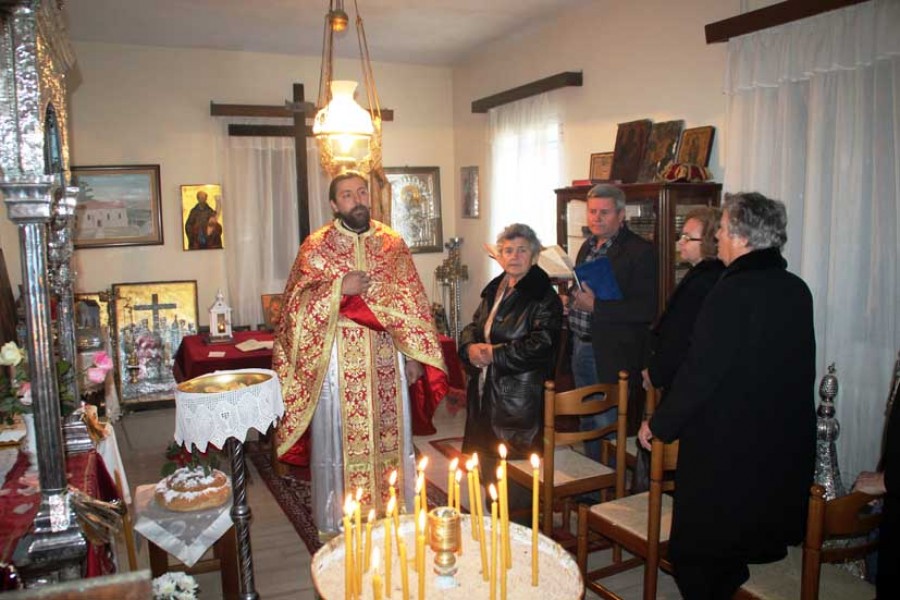 H Πρωτοχρονιάτικη Θεία Λειτουργία στην Ιερά Μονή Κεχριώνα Ληξουρίου (εικόνες)