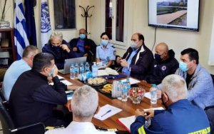Δ. Στανίτσας: Σύσκεψη στο Δημαρχείο και αυτοψία κυβερνητικού κλιμακίου για της καταστροφές στην Ιθάκη