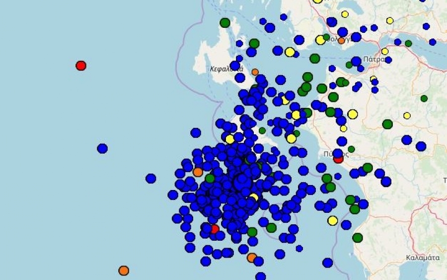 Αυτή είναι έως τώρα η εικόνα των μετασεισμών στην Ζάκυνθο (εικόνα – link)