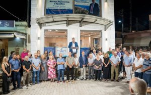 Ληξούρι: Τα εγκαίνια του εκλογικού κέντρου του Γιώργου Κατσιβέλη
