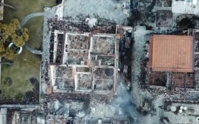 Εικόνες που σοκάρουν από drone - Η επόμενη ημέρα της ασύλληπτης τραγωδίας στο Μάτι Αττικής