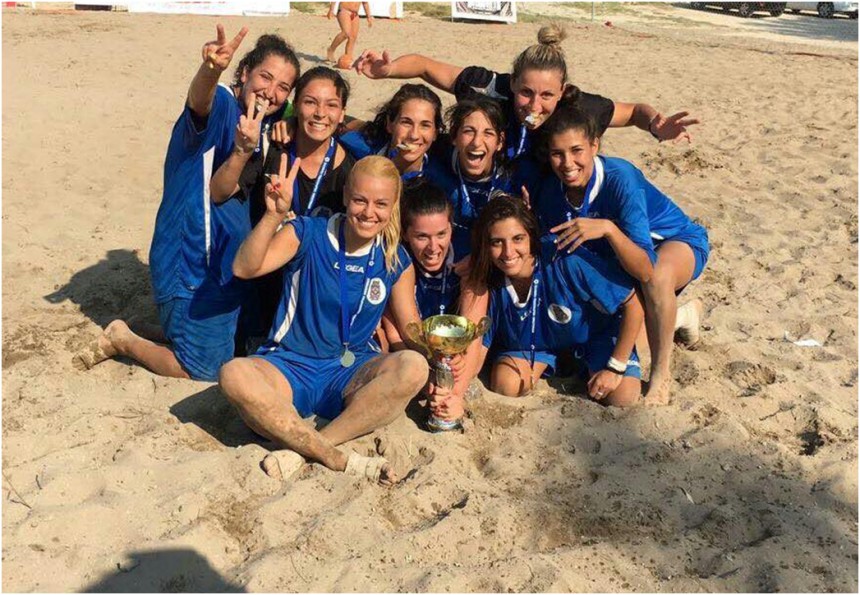 Πρωταθλήτρια Ελλάδος Άμμου Γυναικών η ομάδα του Α.Ο. Κεφαλληνίας