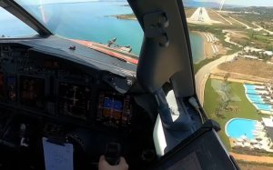 Εντυπωσιακές προσγειώσεις στην Κεφαλονιά - Video μέσα από το πιλοτήριο !