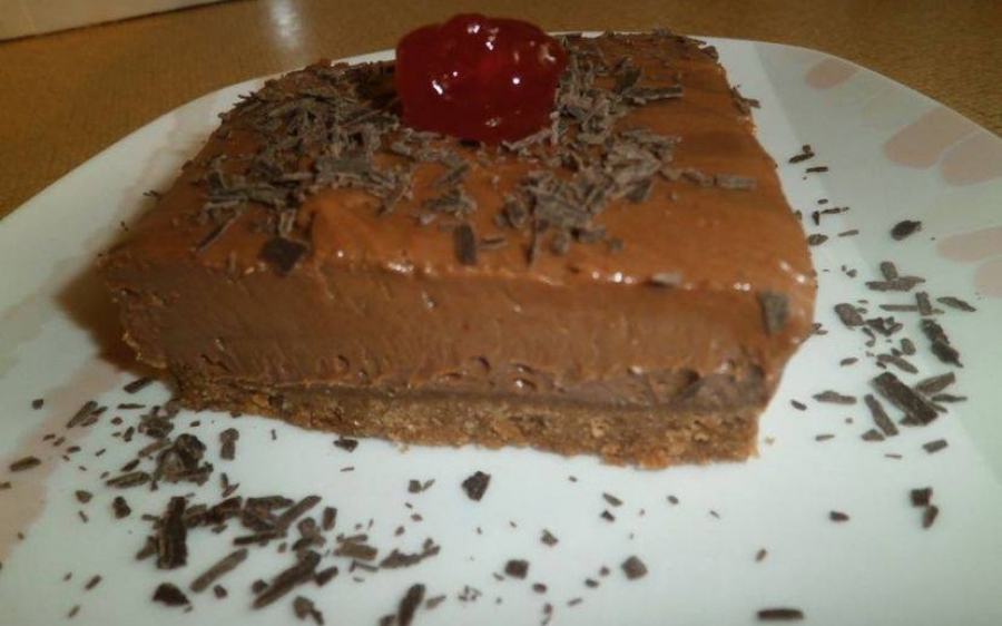 Υπέροχο σοκολατένιο cheesecake από τη Σία Λαδά