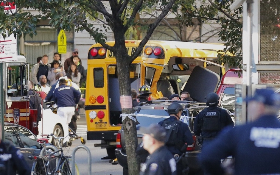 Τρομοκρατική επίθεση στο Μανχάταν με φορτηγό 8 νεκροί και 15 τραυματίες