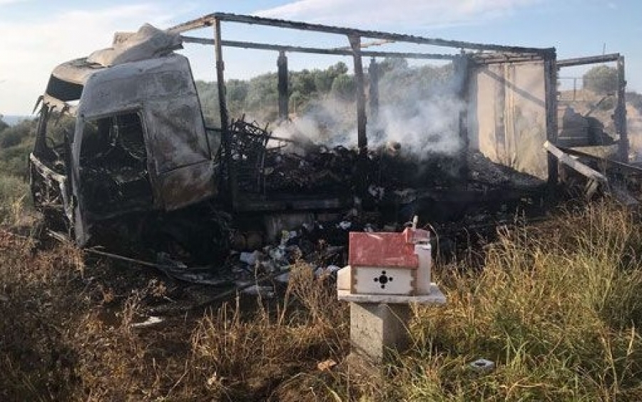 Τραγωδία στην Καβάλα: 11 μετανάστες κάηκαν ζωντανοί έπειτα από τροχαίο - Πήραν φωτιά τα δύο φορτηγά