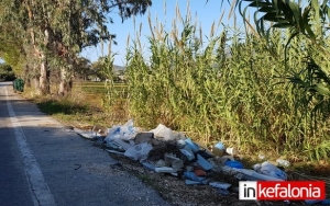 Ληξούρι: Μικρές χωματερές στο Λιβάδι