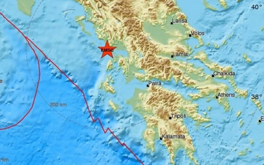 Ισχυρός σεισμός 5,2 Ρίχτερ δυτικά από την Πρέβεζα