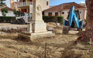 Ληξούρι: Ξεκίνησε η ανάπλαση της πλατείας Αγίου Δημητρίου