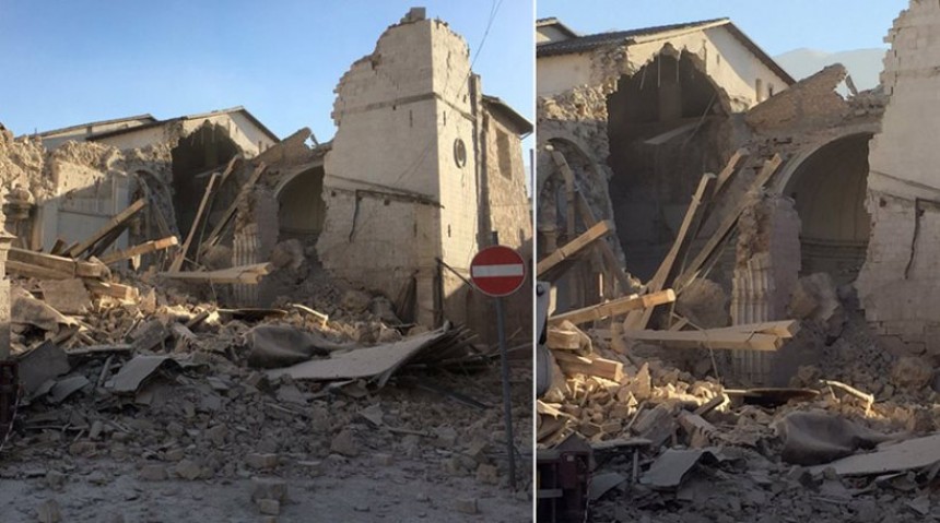 Νέα σεισμική δόνηση 6,7 ρίχτερ στην κεντρική Ιταλία - Καταστροφές σε πολλές περιοχές (εικόνες + video)