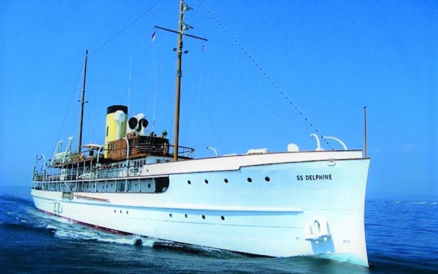 Το ιστορικό ατμόπλοιο «SS Delphine» του 1921 στον κόλπο της Πεσσάδας!