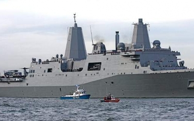 Στην Κύπρο το πολεμικό πλοίο USS New York -Φτιαγμένο από τα συντρίμμια των Δίδυμων Πύργων [εικόνες &amp; βίντεο]