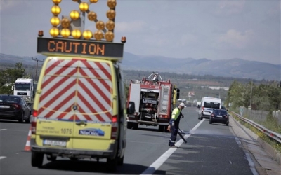 Ένας νεκρός σε τροχαίο στην εθνική οδό Αθηνών - Κορίνθου