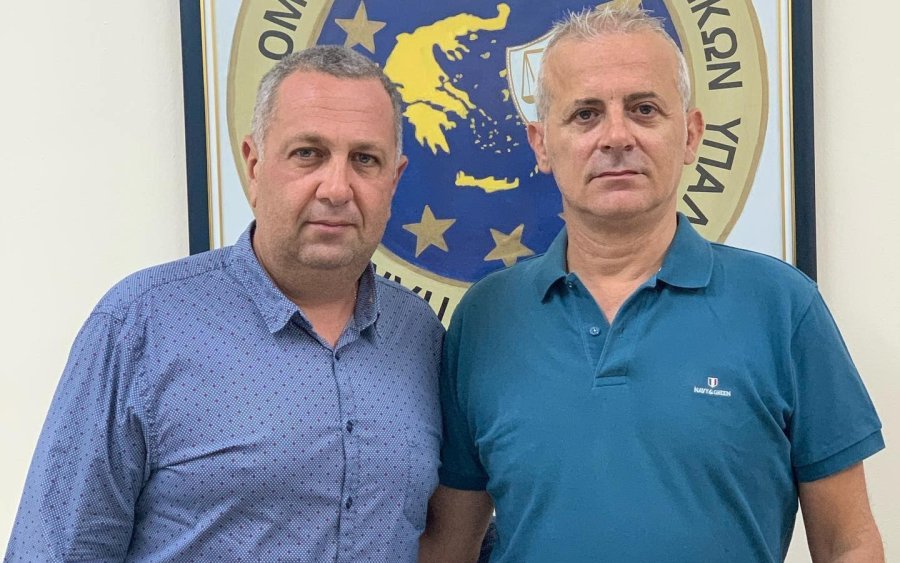 Με τον πρόεδρο της Πανελλήνιας Ένωσης Αστυνομικών συναντήθηκε ο Γρηγορόπουλος