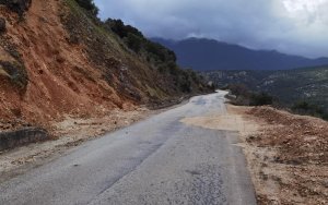 Αποκαταστάθηκε ο επαρχιακός δρόμος Σάμη - Πυργί- Απομένει η ασφαλτόστρωση