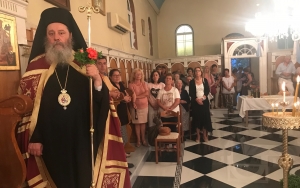 O Eπίσκοπος Κερνίτσης κ. Χρύσανθος στα Αννινάτα