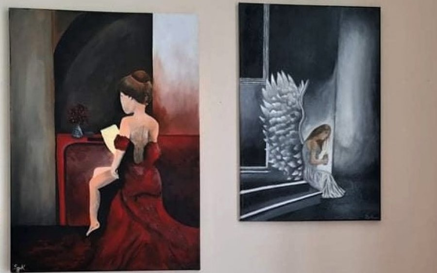 Έκθεση ζωγραφικής από τον 16χρονο Σωτήρη στη Σκάλα (εικόνες)