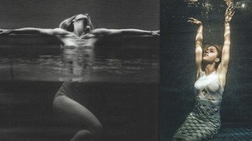Η αισθησιακή υποβρύχια φωτογράφηση της Ντορέττας Παπαδημητρίου