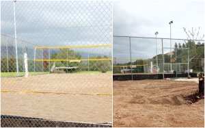 Ξεκίνησαν τα έργα στην αθλητική εγκατάσταση για Beach Volley στα Τραυλιάτα (εικόνες)