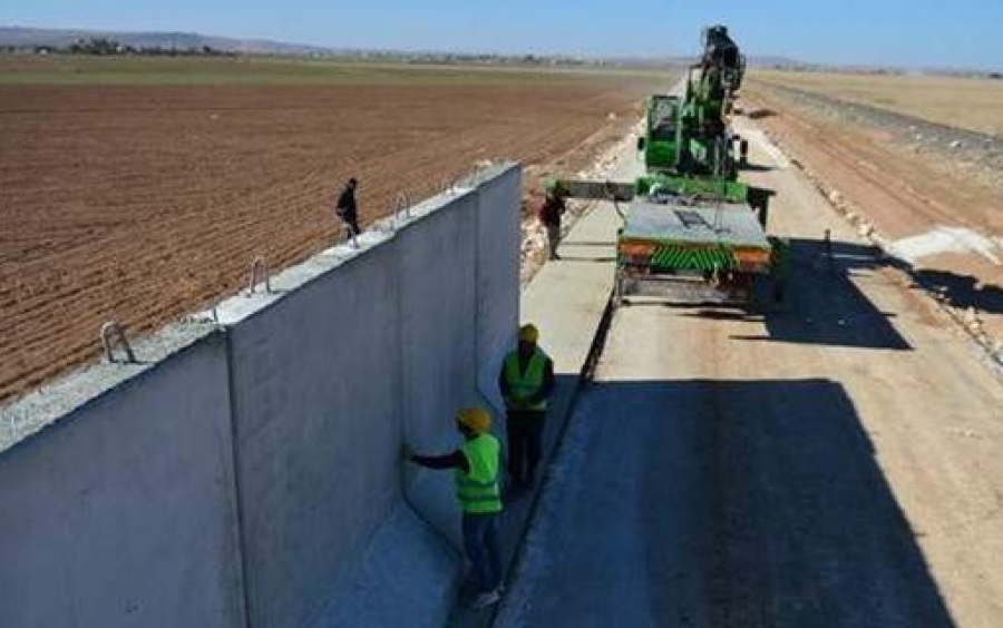 Τείχος μήκους 290 χιλιομέτρων «σήκωσε» η Τουρκία στα σύνορα με τη Συρία