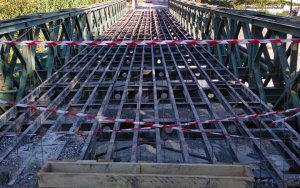 Ξεκίνησαν οι εργασίες στην γέφυρα του Πόρου (εικόνες)
