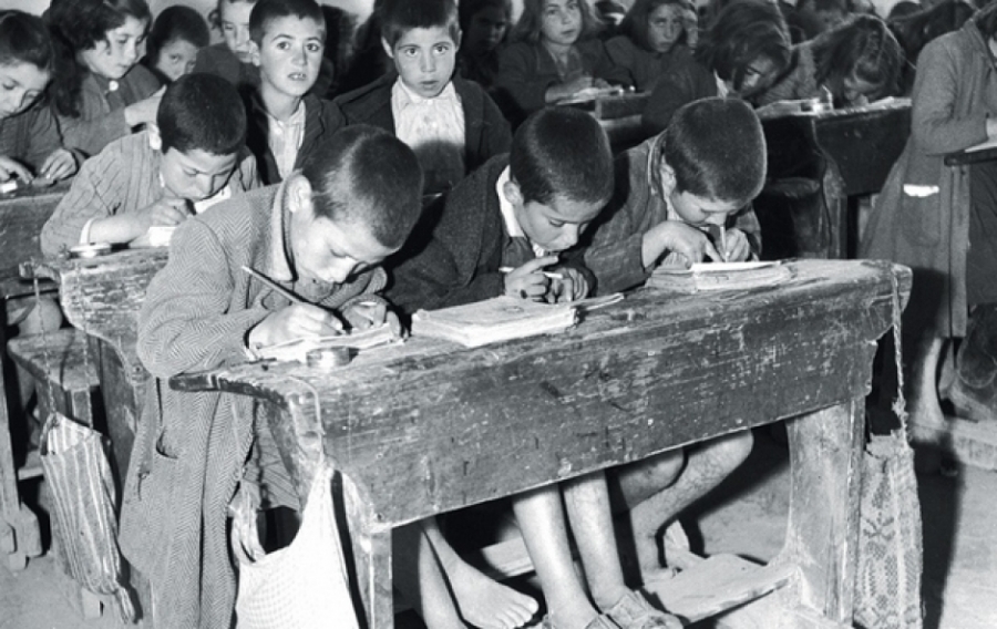 Μπάμπης Γαλανός: Μαθητής Α&#039; Δημοτικού το 1953