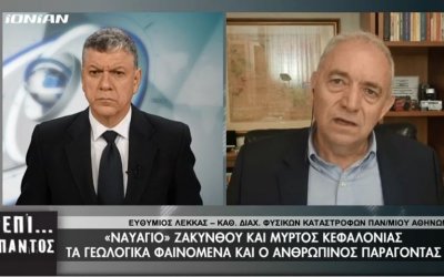 O πρόεδρος του ΟΑΣΠ Ευθ. Λέκκας στο Ionian για την κατάσταση στον Μύρτο (Video)