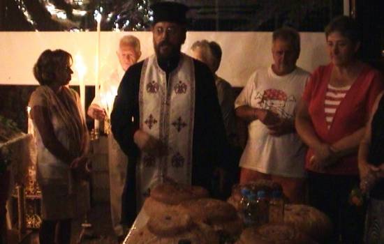 Πλήθος πιστών και γίδα βραστή στην Παναγία στο Κορνέλο 