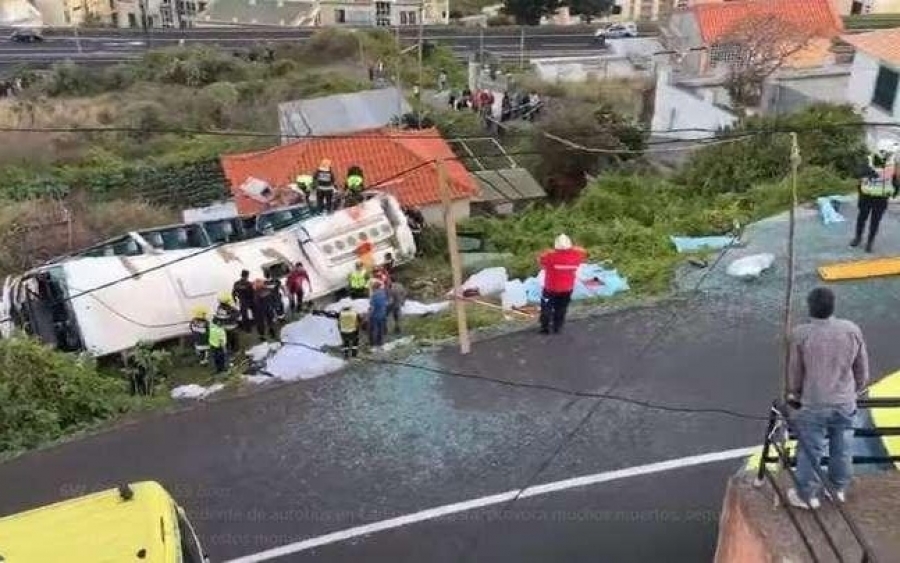 Τραγωδία στην Πορτογαλία: Στους 28 οι νεκροί από το δυστύχημα με τουριστικό λεωφορείο