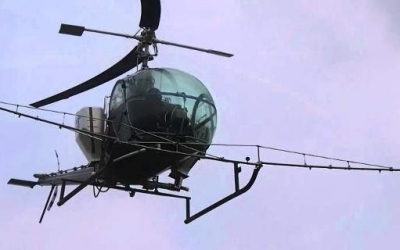 Επεσε ψεκαστικό ελικόπτερο στον Σχινιά -Δύο νεκροί