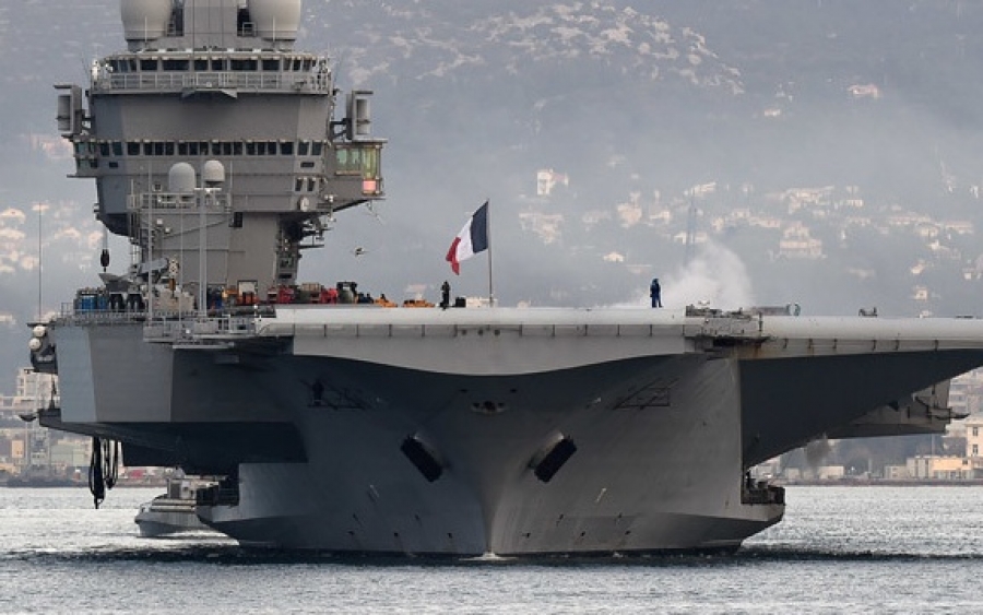 Το γαλλικό αεροπλανοφόρο Σαρλ Ντε Γκολ πλέει προς την κυπριακή ΑΟΖ
