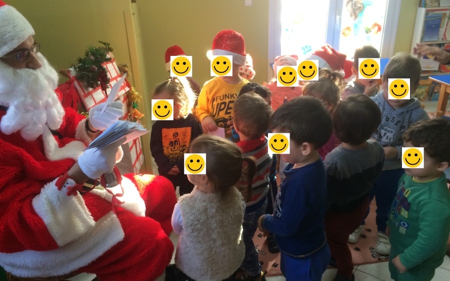 Ο Άγιος Βασίλης επισκέφθηκε το ΚΟΚΚΙΝΟ ΜΠΑΛΟΝΙ