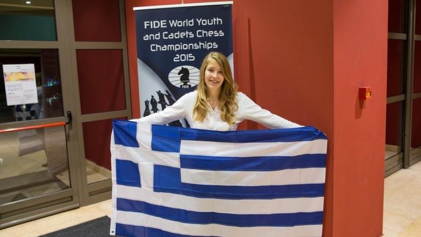Η 16χρονη Σταυρούλα Τσολακίδου παγκόσμια πρωταθλήτρια στο σκάκι νέων