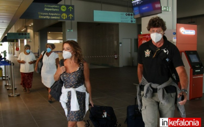 Σε αυτοαπομόνωση 5.674 τουρίστες – 215 τεστ έχουν βγει ήδη αρνητικά - 11 τεστ έγιναν χθες στο αεροδρόμιο Κεφαλονιάς