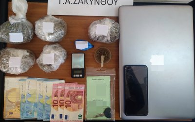 Ζάκυνθος: Συλλήψεις για κατοχή και διακίνηση ναρκωτικών
