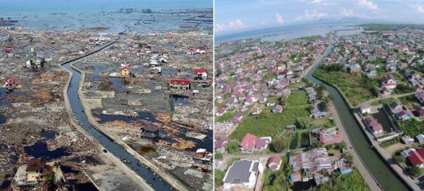 Η Ινδονησία 10 χρόνια μετά το φονικό τσουνάμι: Η περιοχή αναγεννήθηκε από τις στάχτες της -Το τότε και το τώρα [εικόνες]
